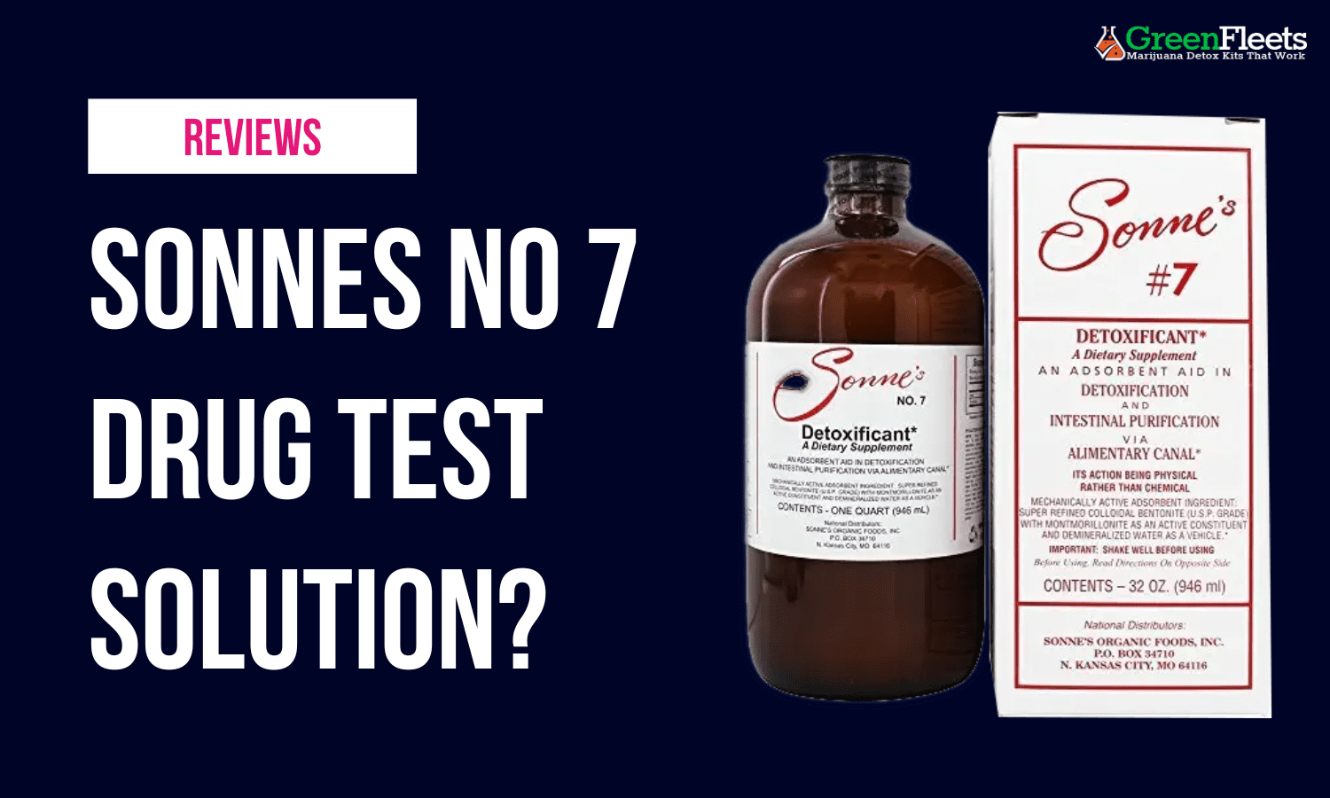 I Tested Sonne 7 Detox For Passing A Drug Test My Review